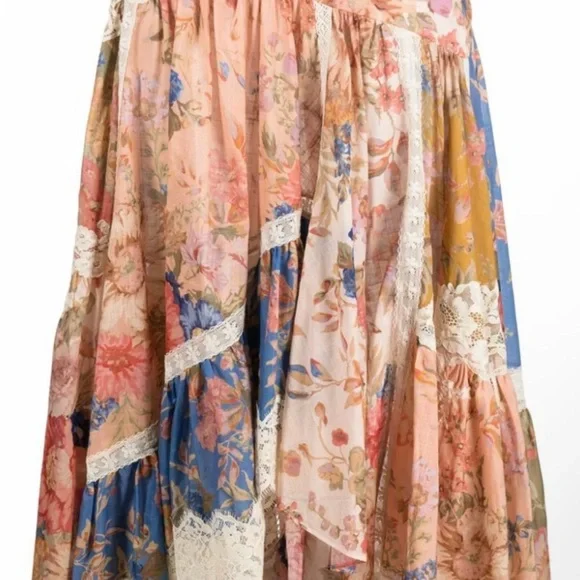 Zimmermann August Asymmetric Lace Skirt - Picture 9 of 13